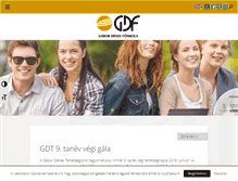 Tablet Screenshot of gdf.hu